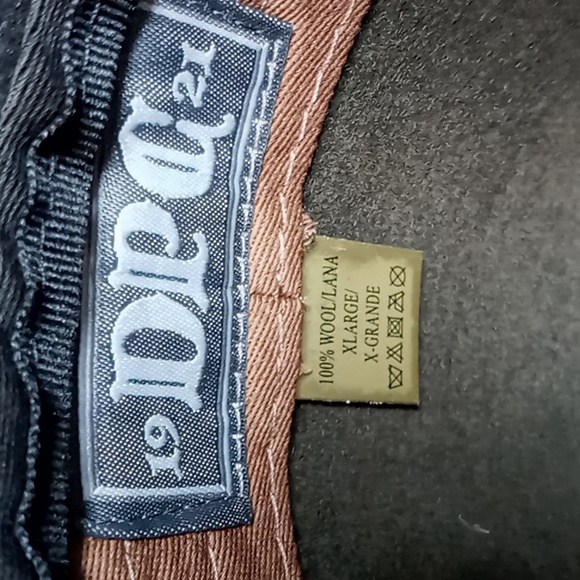 Dorfman Pacific Group Wool Felt Hat Foldaway Ear Warmers Size XL Brownish Olive - Picture 8 of 11